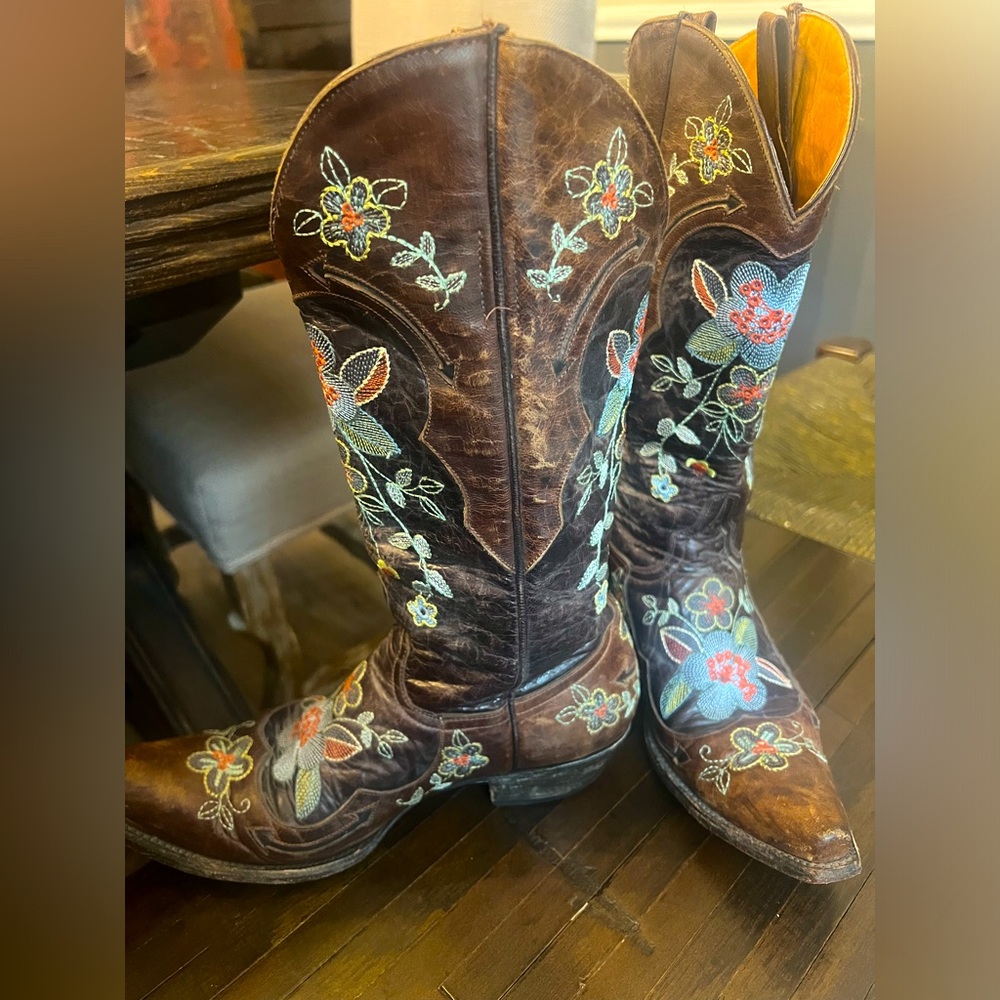 Old Gringo multicolored embroidered boot